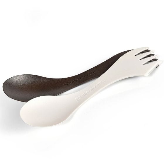 Light My Fire Cuillère Original Bio 2 Pack - Cocoa/Cream
