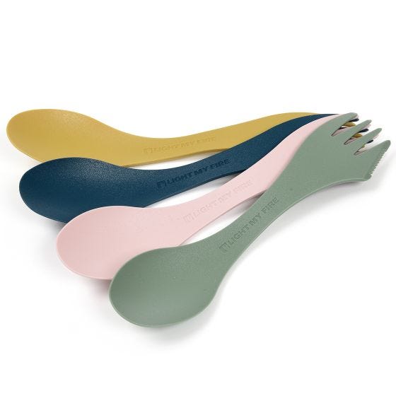 Light My Fire Cuillère Original Bio 4 Pack - Multi Colour