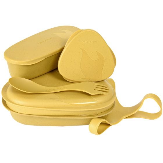 Light My Fire Ensemble LunchKit Bio 6pcs - Musty Yellow