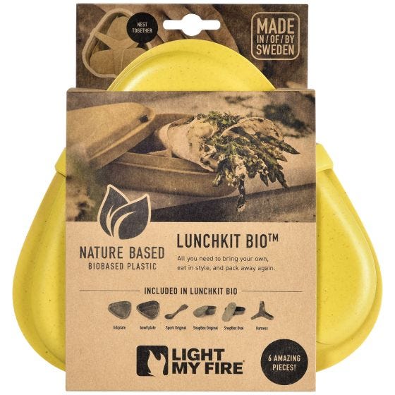 Light My Fire Ensemble LunchKit Bio 6pcs - Musty Yellow