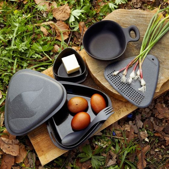 Light My Fire Ensemble Outdoor MealKit 8pcs - Dusty Pink