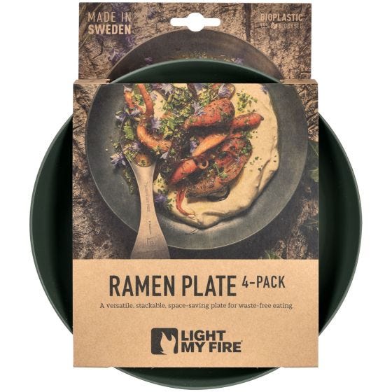 Light My Fire Assiette Ramen 4 Paquet - Sage Green