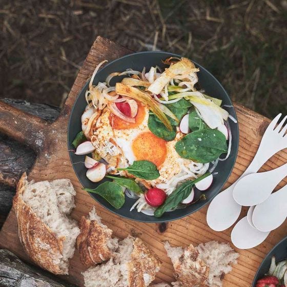 Light My Fire Assiette Ramen 4 Paquet - Sage Green
