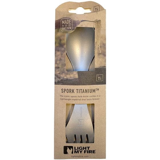 Light My Fire Cuillère Titanium - gris