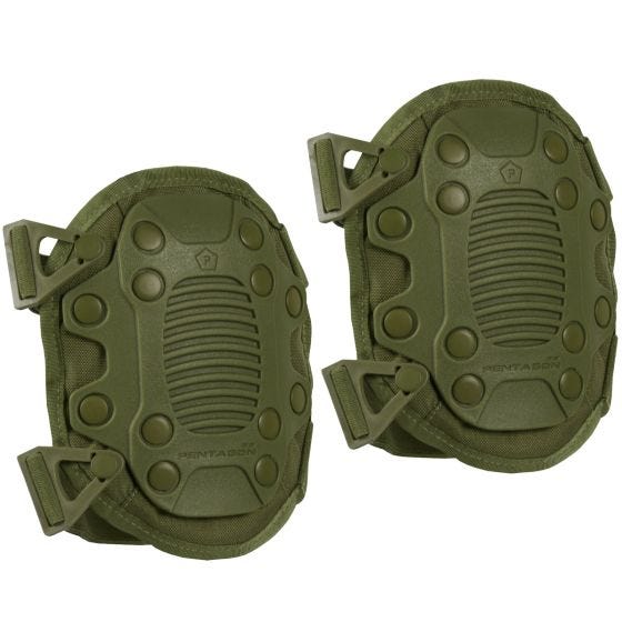 Pentagon Genouillères Lithos Olive Green
