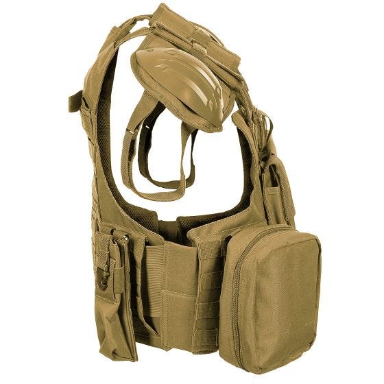 MFH Gilet de combat - Coyote Tan