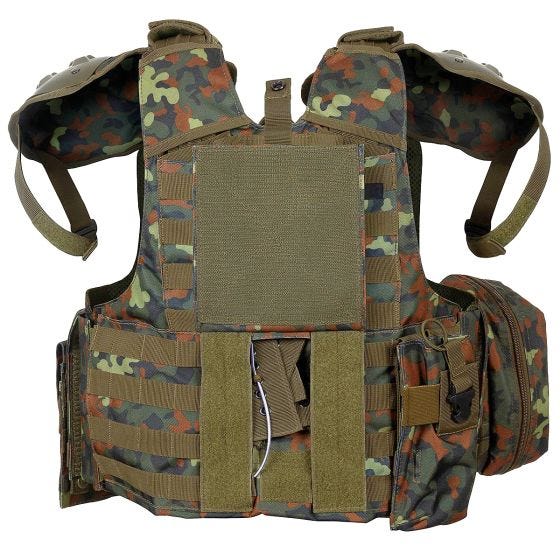 MFH Gilet de combat - Flecktarn