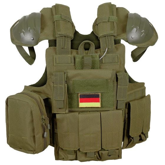 MFH Gilet de combat - OD vert