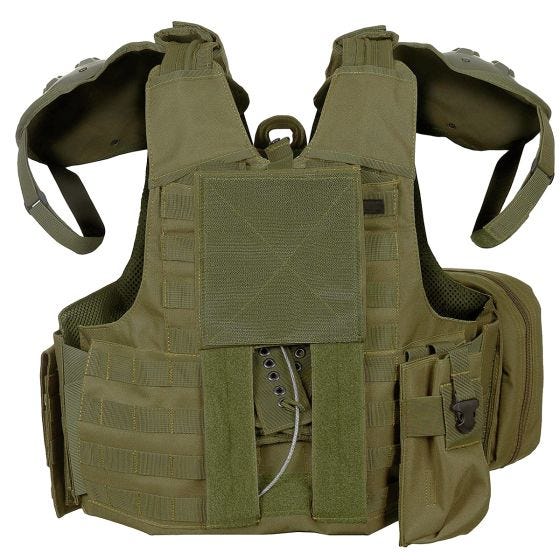 MFH Gilet de combat - OD vert