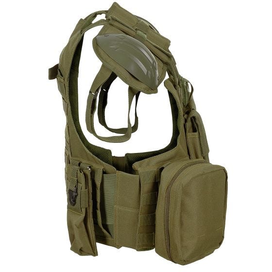 MFH Gilet de combat - OD vert
