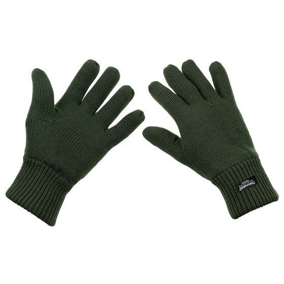MFH Gants Knitted 3M Thinsulate - Vert Olive