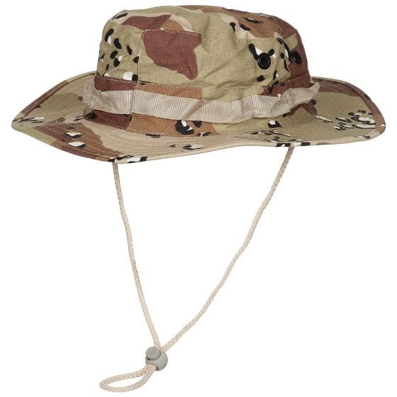 MFH Chapeau de brousse GI en Ripstop Desert à 6 couleurs