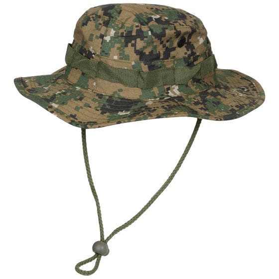 MFH Chapeau de brousse GI en Ripstop Digital Woodland