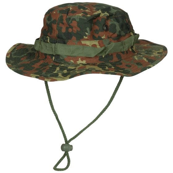 MFH Chapeau de brousse GI en Ripstop Flecktarn