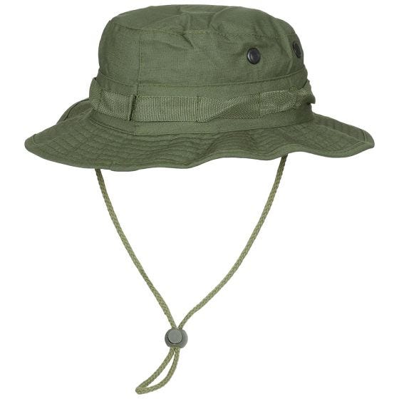 MFH Chapeau de brousse GI en Ripstop vert olive