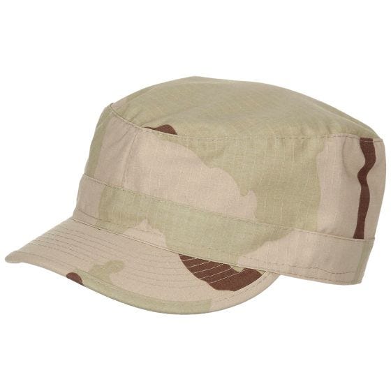 MFH BDU Casquette militaire en Ripstop Desert tricolore