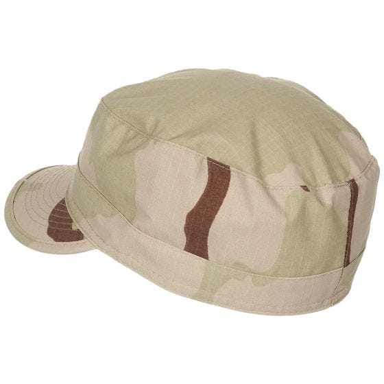 MFH BDU Casquette militaire en Ripstop Desert tricolore