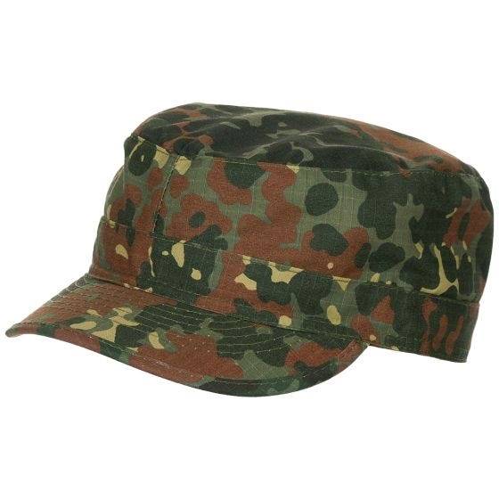MFH BDU Casquette militaire en Ripstop Flecktarn