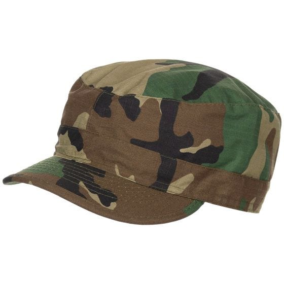 MFH BDU Casquette militaire en Ripstop Woodland