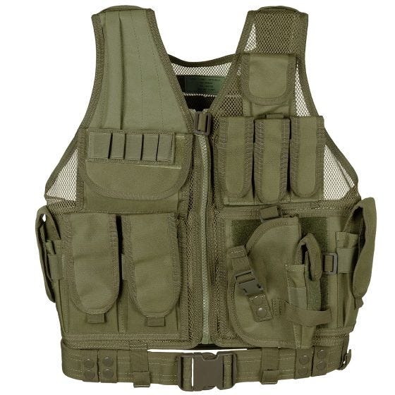 MFH Gilet USMC - OD vert