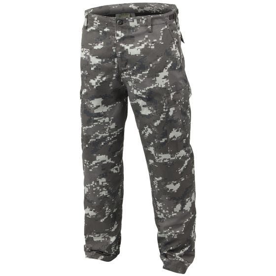 Mil-Tec Pantalon militaire BDU Ranger Digital Black