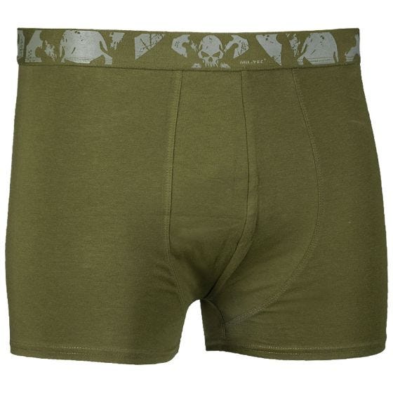 Mil-Tec Caleçon Lot de 2 Skull - Olive