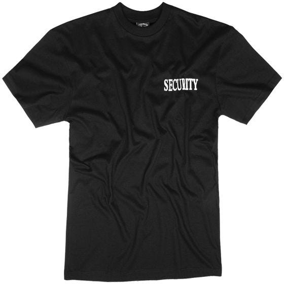 Mil-Tec T-shirt Double SECURITY Print - Noir