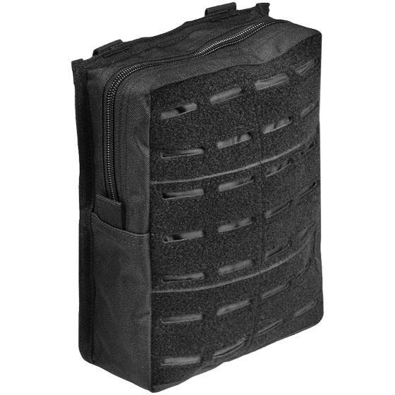 Mil-Tec Grande pochette pour ceinture découpé au laser noire