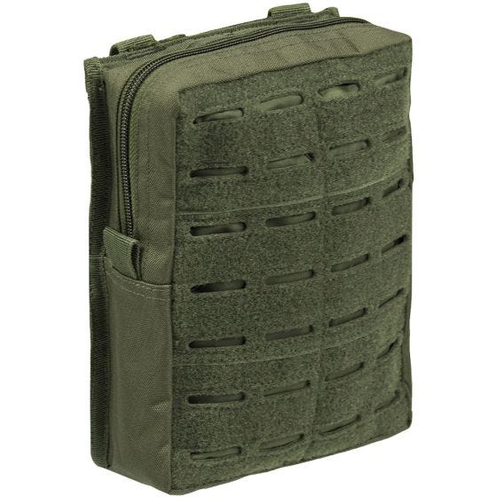 Mil-Tec Grande pochette pour ceinture découpée au laser vert olive