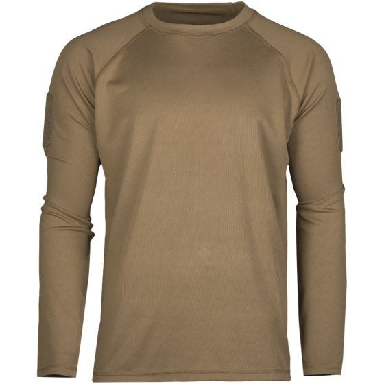 Mil-tec Chemise tactique à manches longues à séchage rapide Dark Coyote
