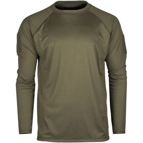 Mil-tec Chemise tactique à manches longues à séchage rapide vert olive