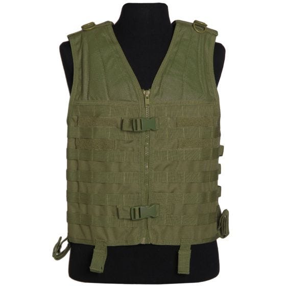 Mil-Tec Gilet tactique MOLLE vert olive