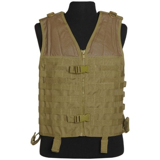Mil-Tec Gilet tactique MOLLE Coyote