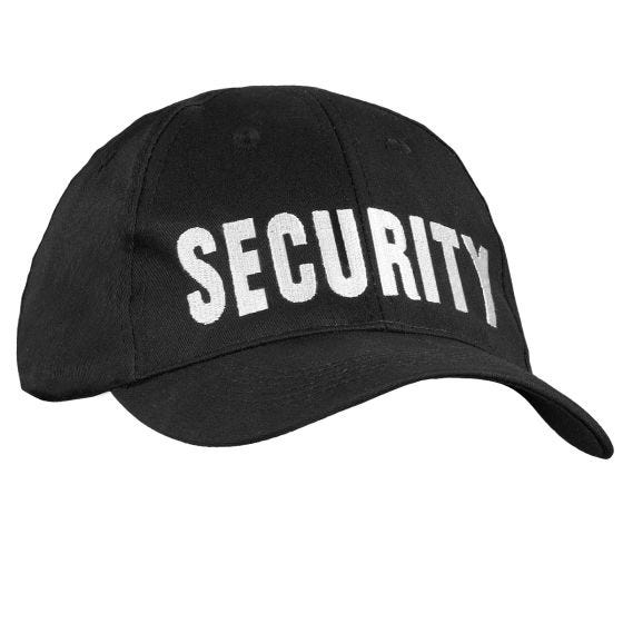 Mil-Tec Casquette Security - Noir