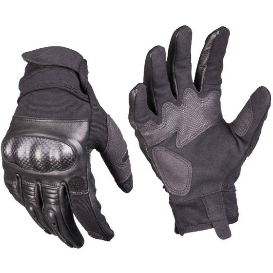 Mil-Tec Gants tactiques en cuir Gen 2 noirs