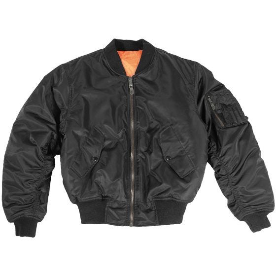 Mil-Tec Blouson style aviateur MA-1 noir