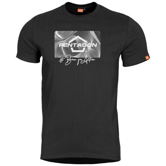 Pentagon T-shirt Ageron Contour - Noir