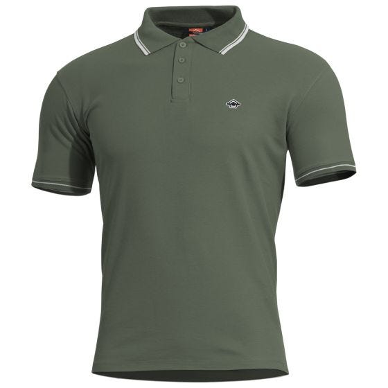 Pentagon Polo Aniketos Stripes - Camo Green