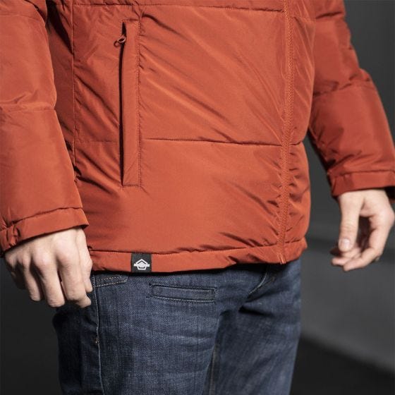 Pentagon Veste Taurus Puffer - Maroon Red