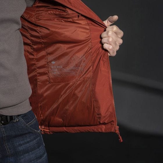 Pentagon Veste Taurus Puffer - Maroon Red