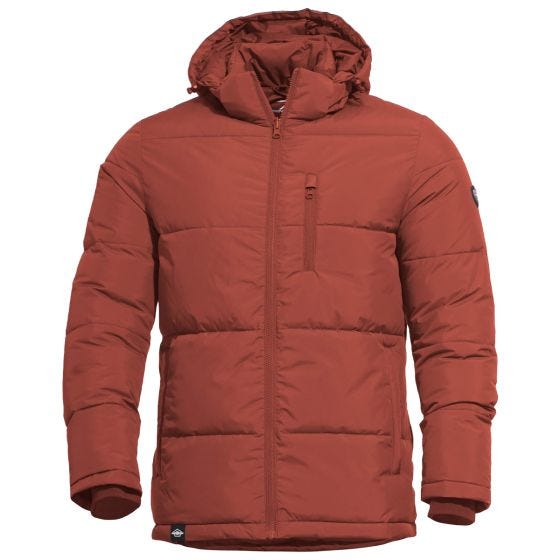 Pentagon Veste Taurus Puffer - Maroon Red
