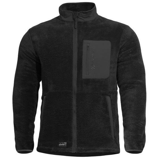 Pentagon Sweatshirt zippé sur toute la longueur Grizzly - Noir