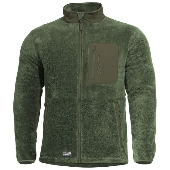 Pentagon Sweatshirt zippé sur toute la longueur Grizzly - Camo Green