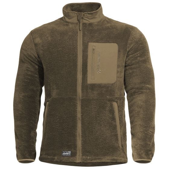 Pentagon Sweatshirt zippé sur toute la longueur Grizzly - Coyote