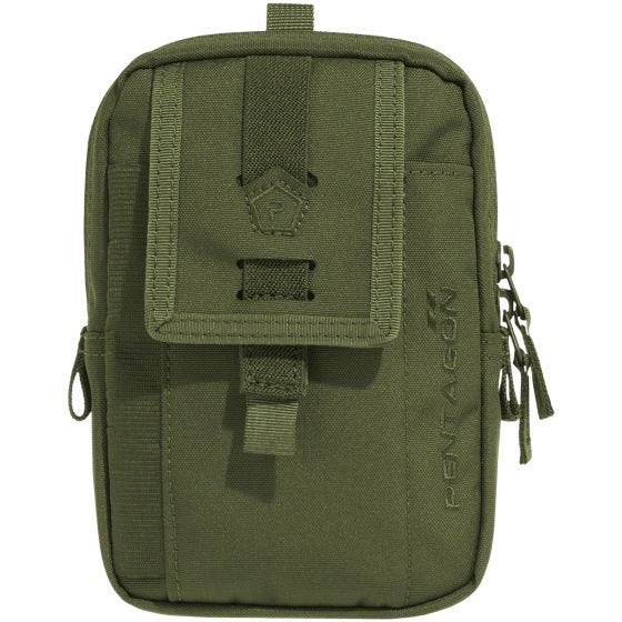 Pentagone Pochette Axon vert olive
