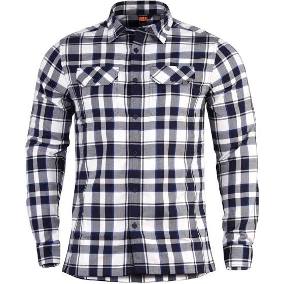Pentagon Chemise en flanelle Drifter à manches longues White Checks