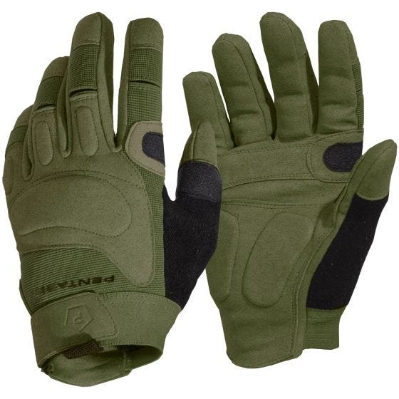 Pentagone Gants Karia vert olive