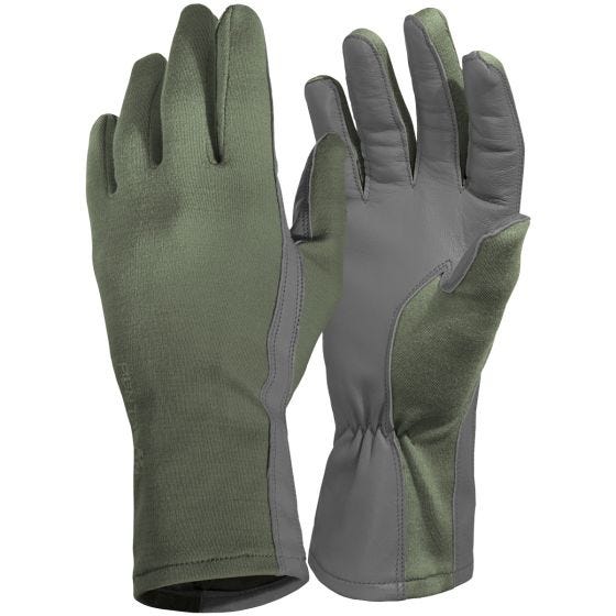 Pentagon Gants de pilote longs vert olive