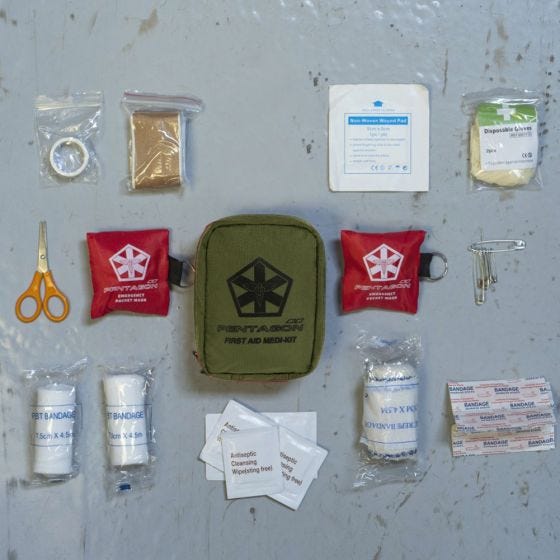 Pentagon Trousse de premiers secours Hippokrates Olive Green