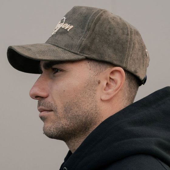 Pentagon Casquette Liam Velvet - vert olive
